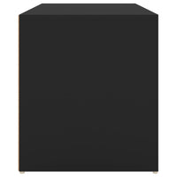 Thumbnail for Flurbank 80x40x45 cm Schwarz Holzwerkstoff