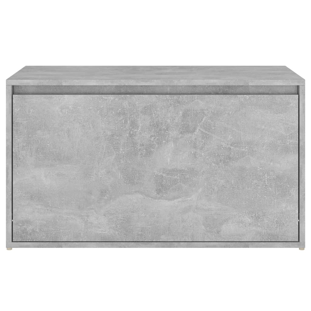 Flurbank 80x40x45 cm Betongrau Spanplatte