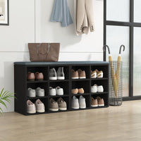 Thumbnail for Schuhregale 2 Stk. Schwarz 52,5x30x50 cm