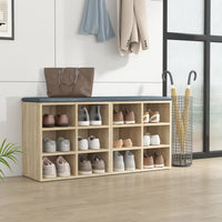 Thumbnail for Schuhregale 2 Stk. Sonoma-Eiche 52,5x30x50 cm