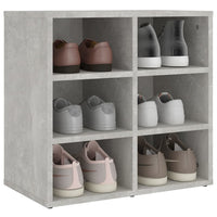 Thumbnail for Schuhregale 2 Stk. Betongrau 52,5x30x50 cm