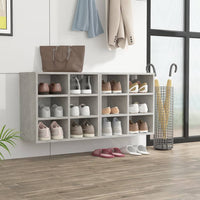Thumbnail for Schuhregale 2 Stk. Betongrau 52,5x30x50 cm