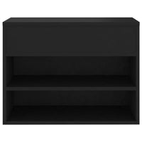 Thumbnail for Schuhbank Schwarz 60x30x45 cm Holzwerkstoff