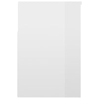 Thumbnail for Schuhbank Hochglanz-Weiß 60x30x45 cm Holzwerkstoff