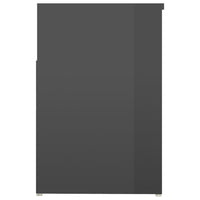 Thumbnail for Schuhbank Hochglanz-Grau 80x30x45 cm Holzwerkstoff