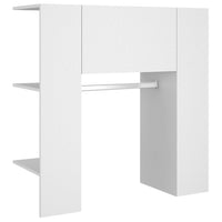 Thumbnail for Flurschrank Weiß 97,5x37x99 cm Holzwerkstoff