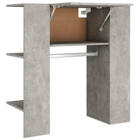 Thumbnail for Flurschrank Betongrau 97,5x37x99 cm Holzwerkstoff