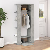 Thumbnail for Flurschrank Betongrau 97,5x37x99 cm Holzwerkstoff