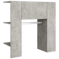 Thumbnail for Flurschrank Betongrau 97,5x37x99 cm Holzwerkstoff