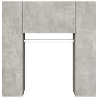 Thumbnail for Flurschrank Betongrau 97,5x37x99 cm Holzwerkstoff