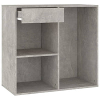 Thumbnail for Kosmetikschrank Betongrau 80x40x75 cm Holzwerkstoff