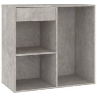 Thumbnail for Kosmetikschrank Betongrau 80x40x75 cm Holzwerkstoff