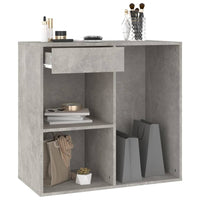 Thumbnail for Kosmetikschrank Betongrau 80x40x75 cm Holzwerkstoff