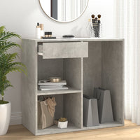 Thumbnail for Kosmetikschrank Betongrau 80x40x75 cm Holzwerkstoff