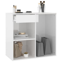 Thumbnail for Kosmetikschrank Hochglanz-Weiß 80x40x75 cm Holzwerkstoff
