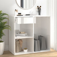 Thumbnail for Kosmetikschrank Hochglanz-Weiß 80x40x75 cm Holzwerkstoff