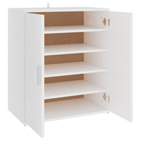 Thumbnail for Schuhschrank Weiß 60x35x70 cm Holzwerkstoff