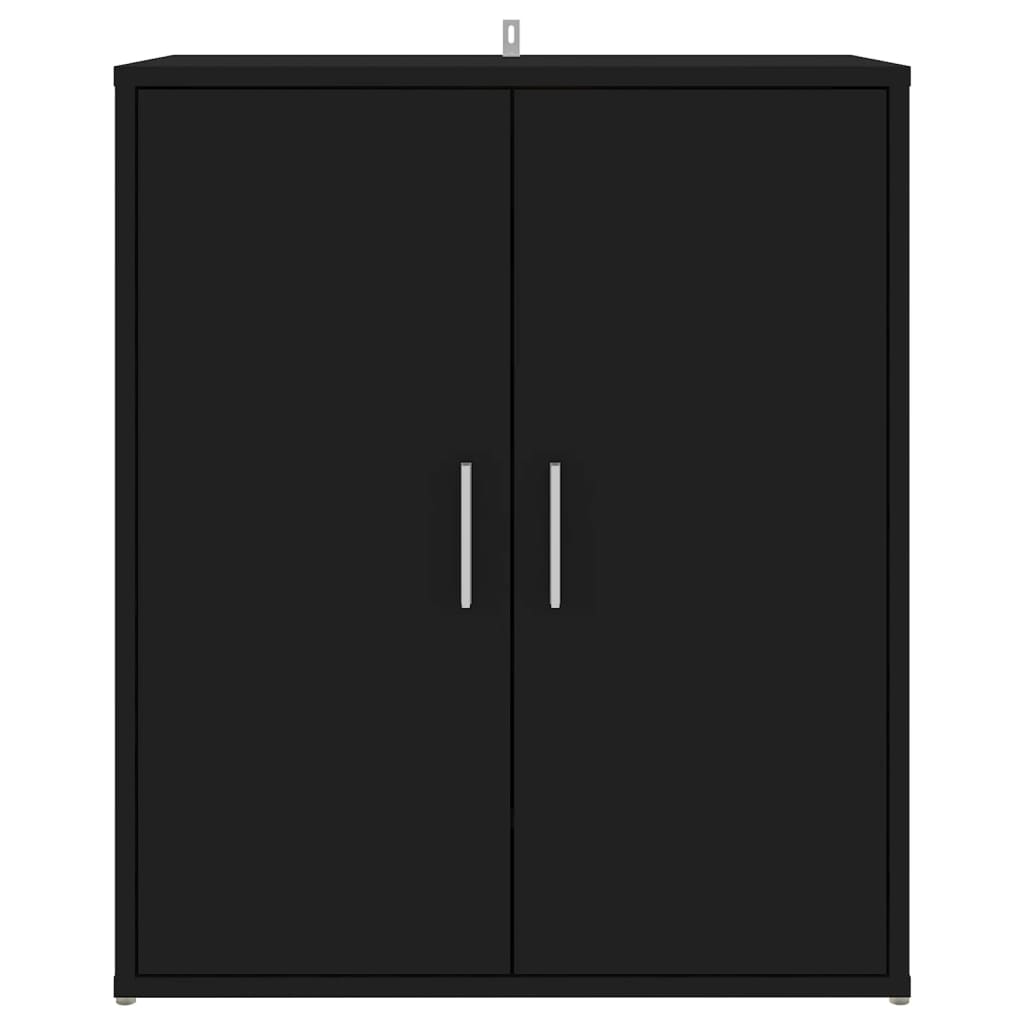 Schuhschrank Schwarz 60x35x70 cm Holzwerkstoff