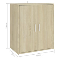 Thumbnail for Schuhschrank Sonoma-Eiche 60x35x70 cm Holzwerkstoff