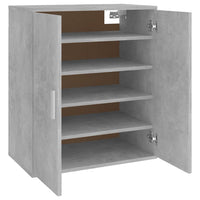 Thumbnail for Schuhschrank Betongrau 60x35x70 cm Spanplatte