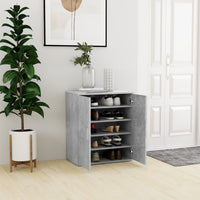 Thumbnail for Schuhschrank Betongrau 60x35x70 cm Spanplatte