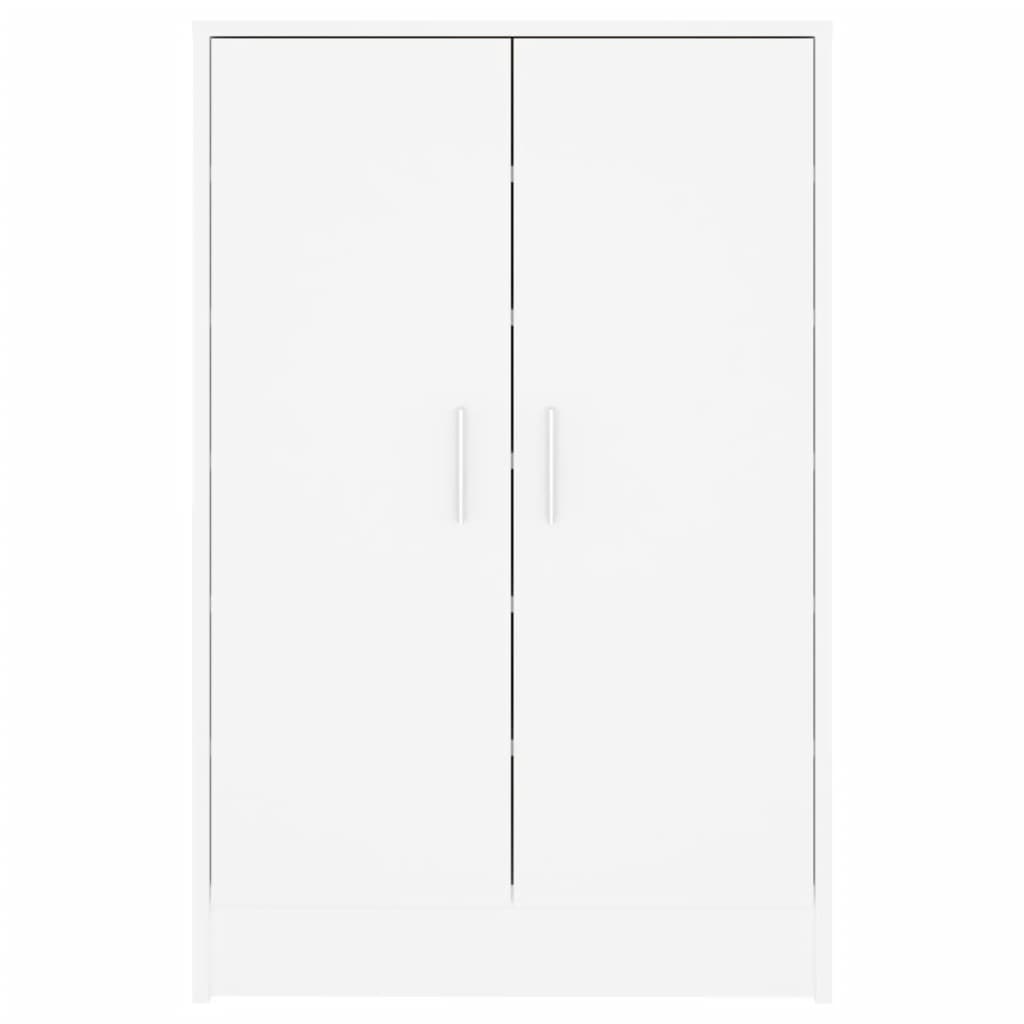 Schuhschrank Weiß 60x35x92 cm Spanplatte