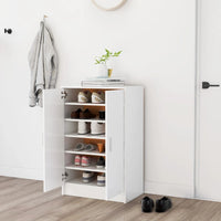 Thumbnail for Schuhschrank Weiß 60x35x92 cm Spanplatte