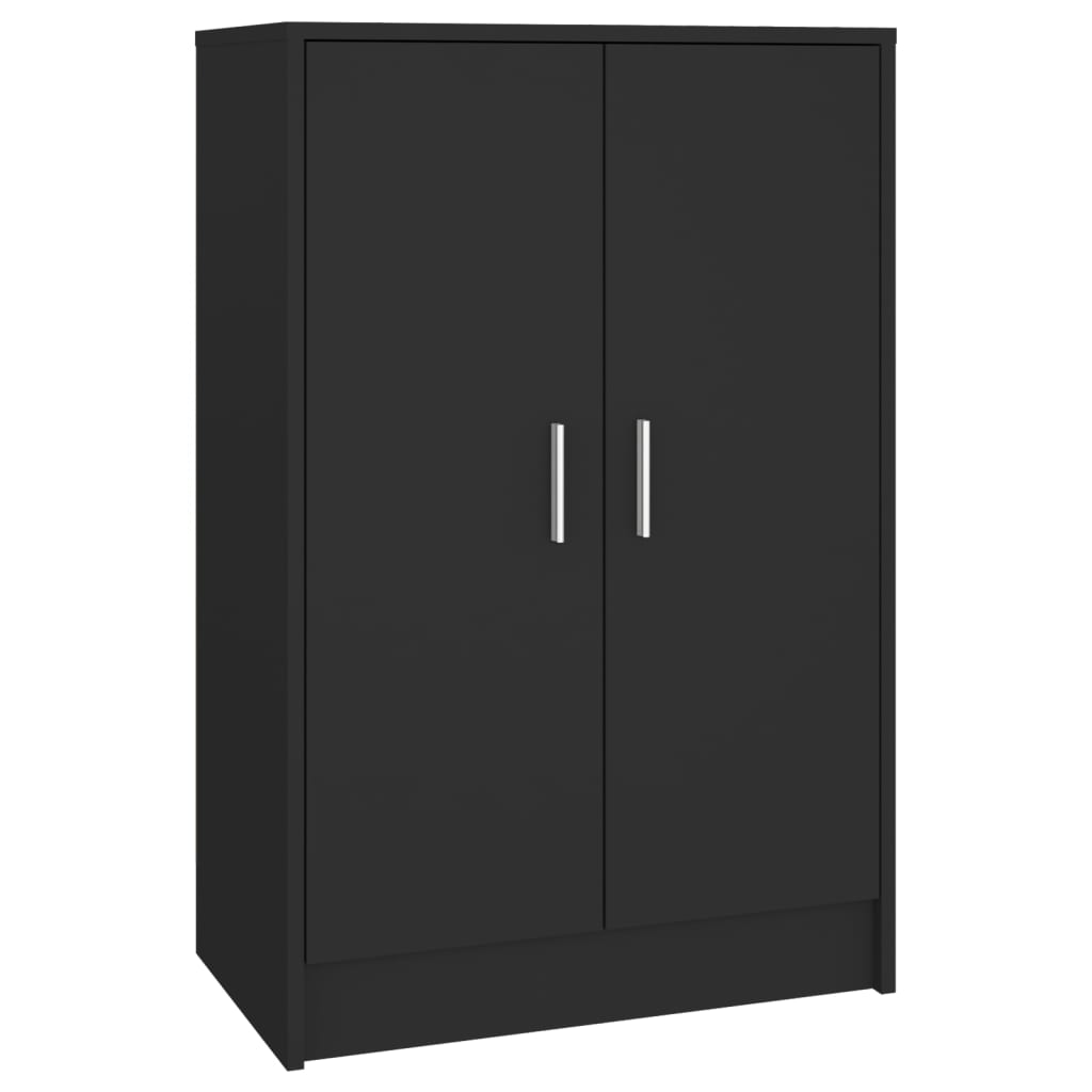 Schuhschrank Schwarz 60x35x92 cm Spanplatte