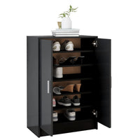 Thumbnail for Schuhschrank Schwarz 60x35x92 cm Spanplatte