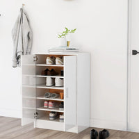 Thumbnail for Schuhschrank Hochglanz-Weiß 60x35x92 cm Spanplatte