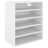 Thumbnail for Schuhschrank Weiß 60x35x70 cm Holzwerkstoff