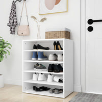 Thumbnail for Schuhschrank Weiß 60x35x70 cm Holzwerkstoff