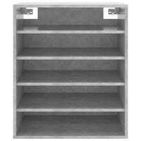 Thumbnail for Schuhschrank Betongrau 60x35x70 cm Holzwerkstoff