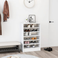 Thumbnail for Schuhschrank Weiß 60x35x92 cm Holzwerkstoff