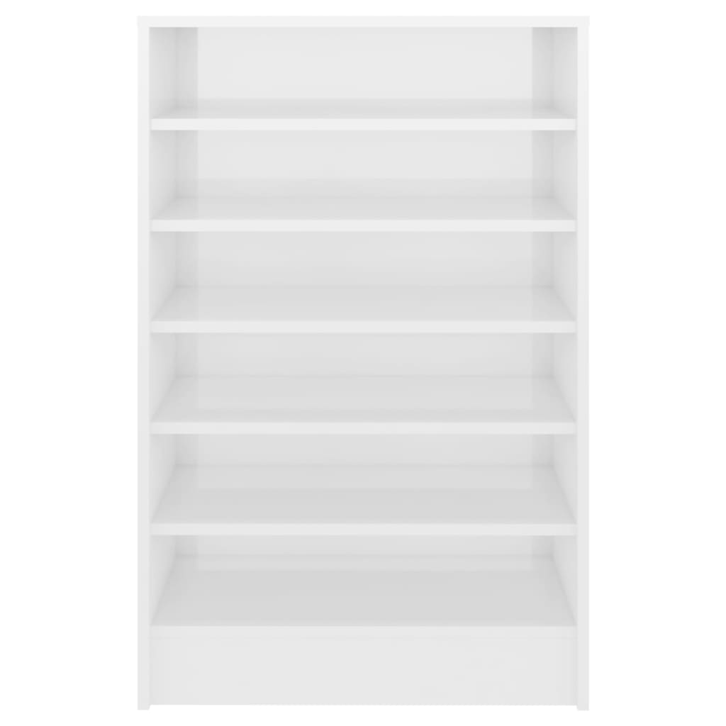 Schuhschrank Hochglanz-Weiß 60x35x92 cm Holzwerkstoff