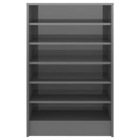 Thumbnail for Schuhschrank Hochglanz-Grau 60x35x92 cm Spanplatte