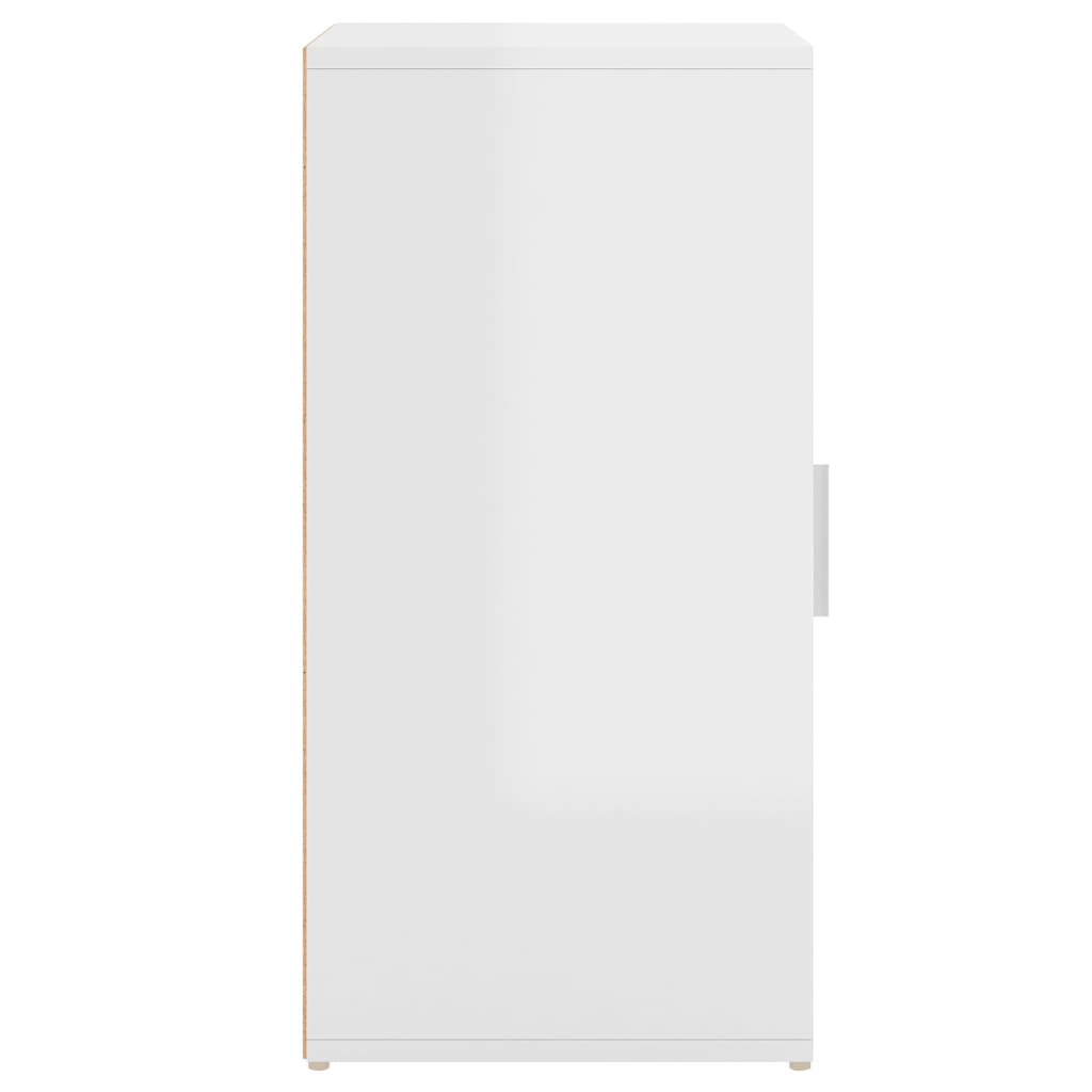 Schuhschränke 2 Stk. Hochglanz-Weiß 32x35x70 cm Holzwerkstoff