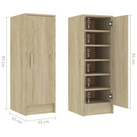 Thumbnail for Schuhschrank Sonoma-Eiche 32x35x92 cm Holzwerkstoff
