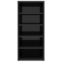 Thumbnail for Schuhschrank Hochglanz-Schwarz 31,5x35x70 cm Holzwerkstoff