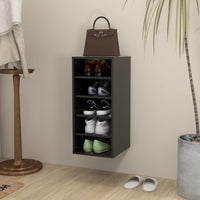 Thumbnail for Schuhschrank Hochglanz-Schwarz 31,5x35x70 cm Holzwerkstoff