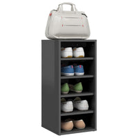 Thumbnail for Schuhschrank Hochglanz-Grau 31,5x35x70 cm Spanplatte