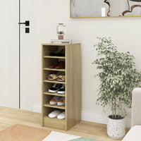 Thumbnail for Schuhschrank Sonoma-Eiche 31,5x35x90 cm Holzwerkstoff