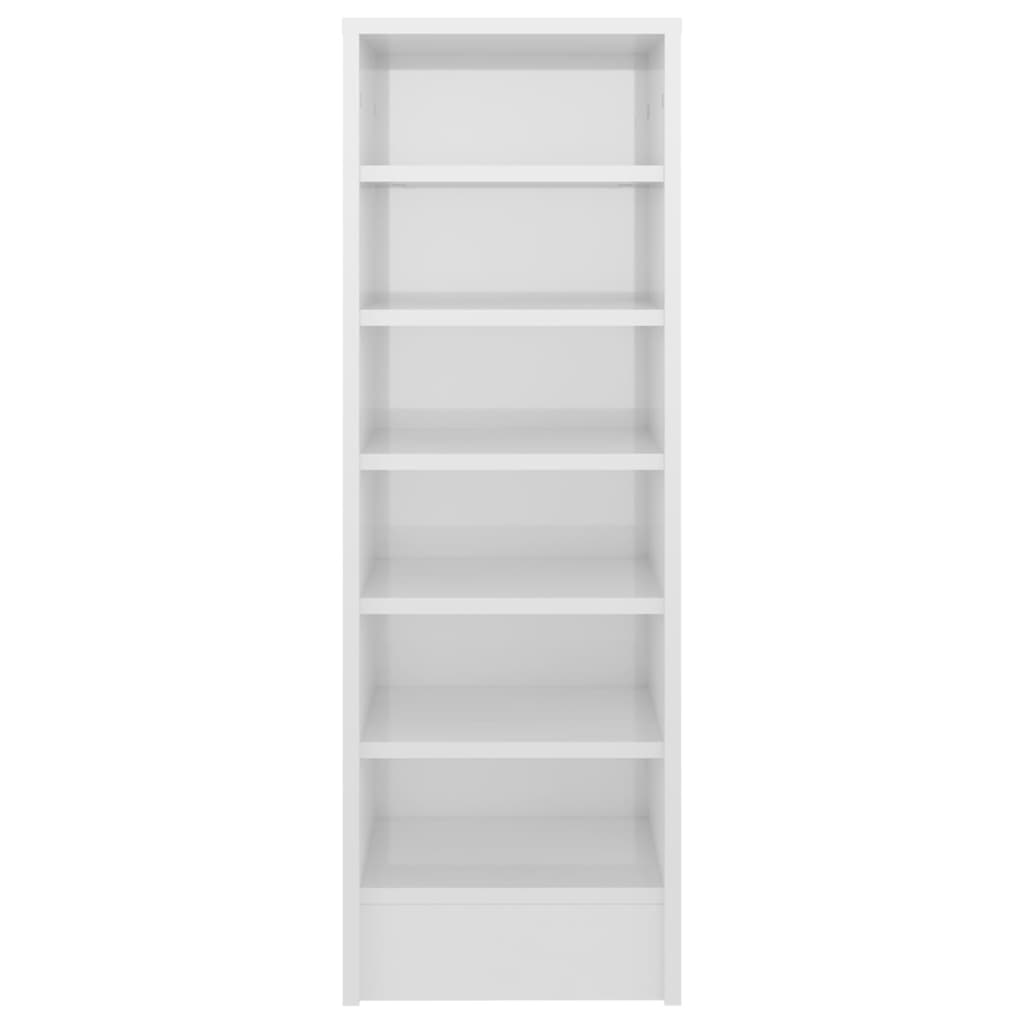 Schuhschrank Hochglanz-Weiß 31,5x35x90 cm Holzwerkstoff