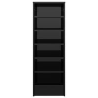Thumbnail for Schuhschrank Hochglanz-Schwarz 31,5x35x90 cm Spanplatte