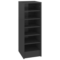 Thumbnail for Schuhschrank 31,5x35x92 cm Spanplatte Hochglanz-Grau