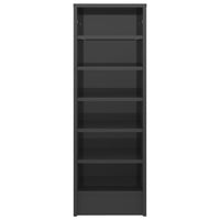 Thumbnail for Schuhschrank 31,5x35x92 cm Spanplatte Hochglanz-Grau
