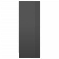 Thumbnail for Schuhschrank 31,5x35x92 cm Spanplatte Hochglanz-Grau