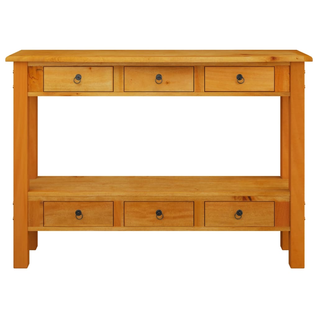 Konsolentisch mit Schubladen 110x30x75 cm Mahagoniholz