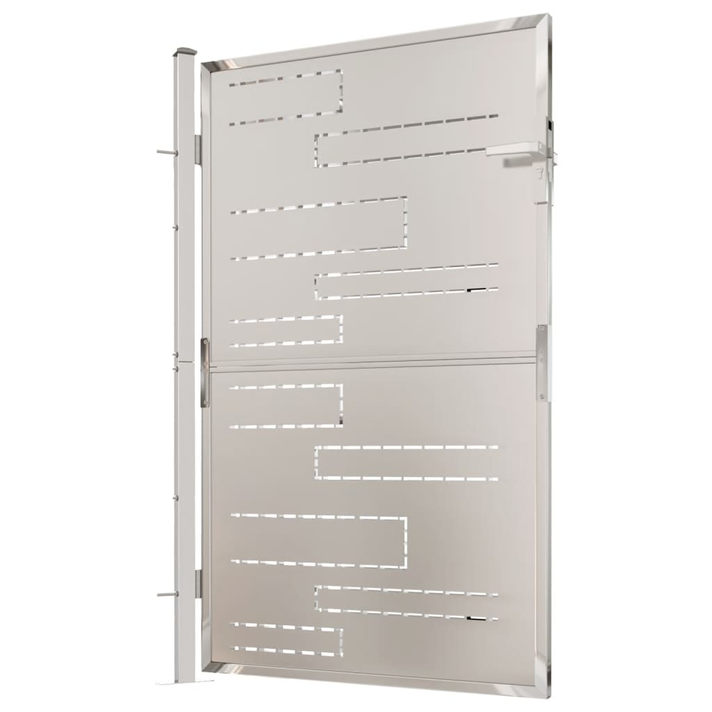 Gartentor 100x150 cm Edelstahl