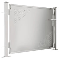 Thumbnail for Gartentor 100x75 cm Edelstahl